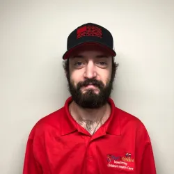 a man wearing a hat
