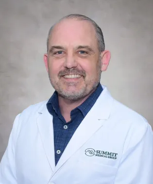 A portrait of Scott Brice, MD.