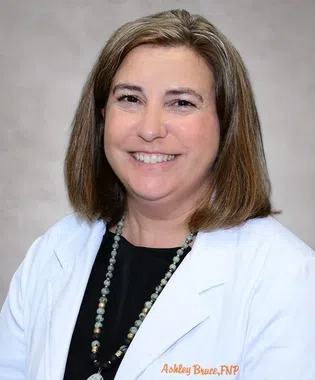 A portrait of Ashley Bruce, FNP.