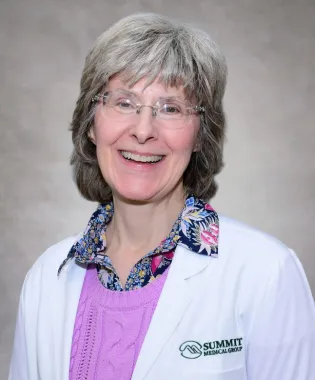A portrait of Karen Freeman, MD.
