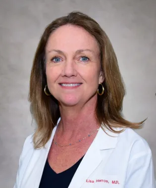 A portrait of Lisa Herron, MD.