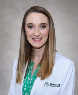 A portrait of Christina Hunley, MD.