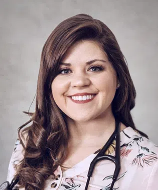 A portrait of Virginia Sexton, FNP.