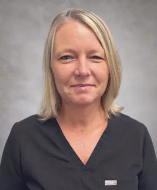 A portrait of Christina Gaby, FNP.