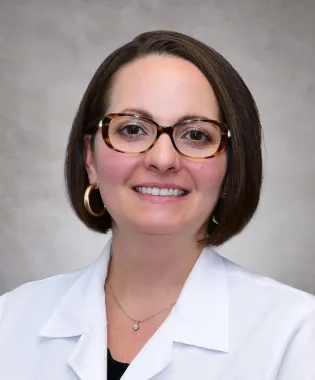 A portrait of Sarah G. Worley, MD.