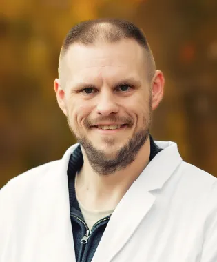 A portrait of Brendan Kyek, FNP-BC.