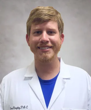 A portrait of Evan Hewgley, PA.