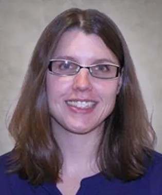 A portrait of Sarah Harvey, FNP-BC, CORLN.