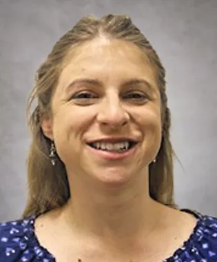 A portrait of Suzanne Alley, PA-C.