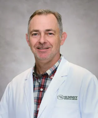 A portrait of Ed Kuhl, MD.