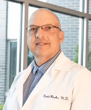 A portrait of David A. Ricche, MD.