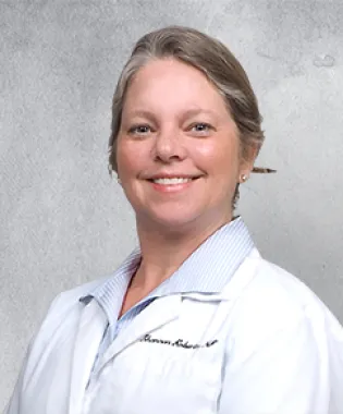 A portrait of Shannon Roberts, FNP.