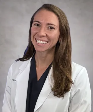 A portrait of Victoria Sissom, PA-C.