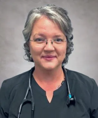 A portrait of Debra Lewis, DO.