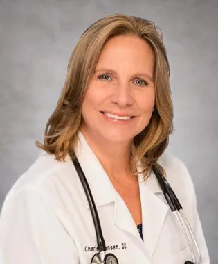 A portrait of Cherie Lynn Hansen, DO.