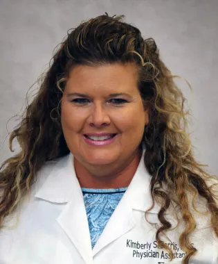 A portrait of Kimberly Borris, PA-C.