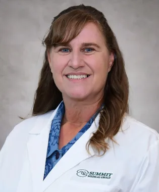 A portrait of Victoria L. Wolfgramm, MD.