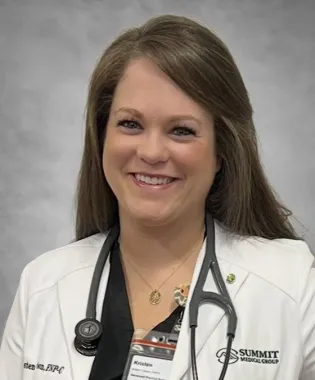 A portrait of Kristen Carlson, FNP-C.