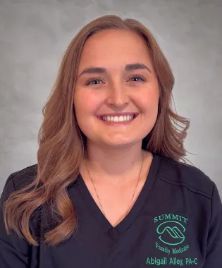 Portrait of Abigail Alley, PA-C.