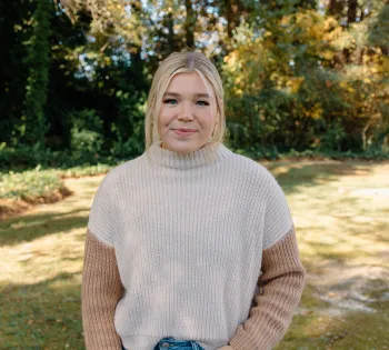 a person standing outside