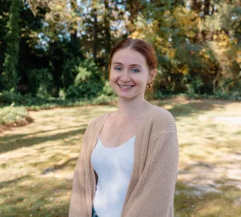 a person standing outside