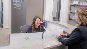 a person sitting at a desk