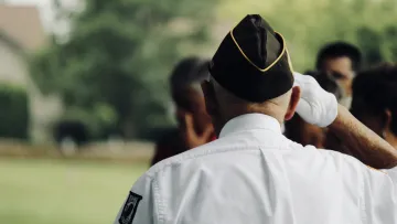 a man wearing a hat