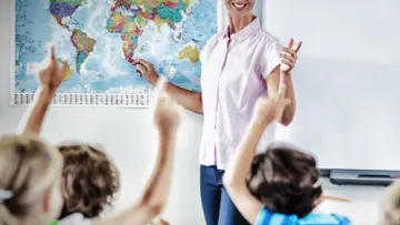 laminated educational map