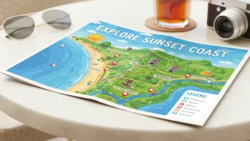 destination and travel map