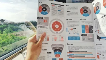 a hand holding a white tablet