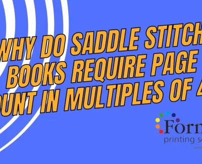 Saddle Stitch Booklets: Why a 4-Page Count Minimum is Essential