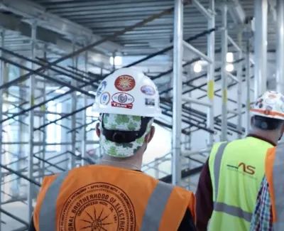 IBEW 613 visits Jobsites in Atlanta