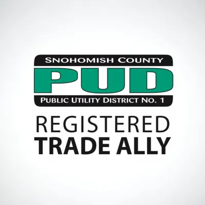 Snohomish County Public Utility District No. 1 logo with Registered Trade Ally text below on white background