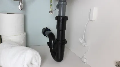 a black and white pipe