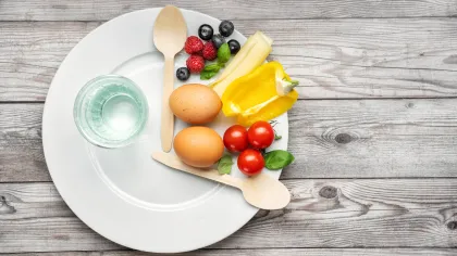 a plate of food