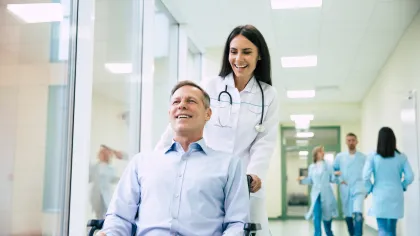 a doctor and a patient