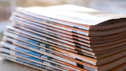a stack of books