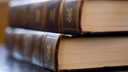 a stack of books