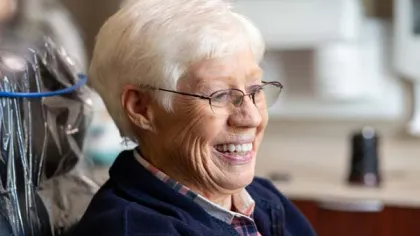 a person wearing glasses