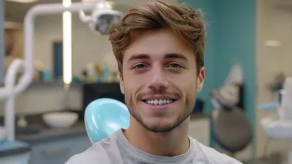 a person smiling for the camera