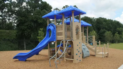 a small children's playground