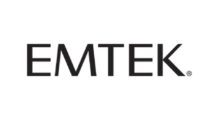 EMTEK logo in bold black letters on a white background representing the hardware and door products brand.