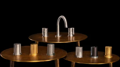 a sink with several tubes