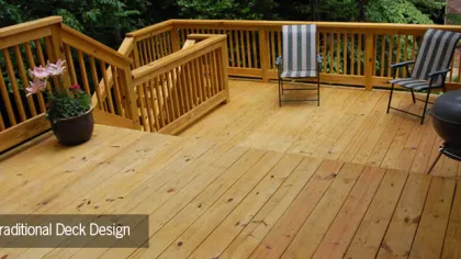 a wooden staircase leading up to a building