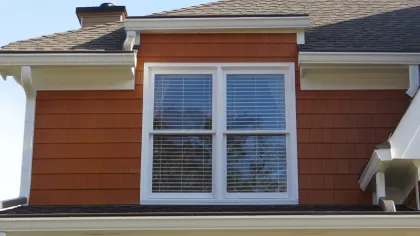 a window on a building