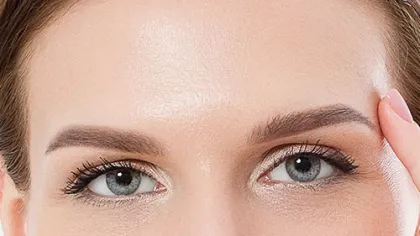 a close up of a person
