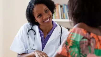 a doctor and a patient