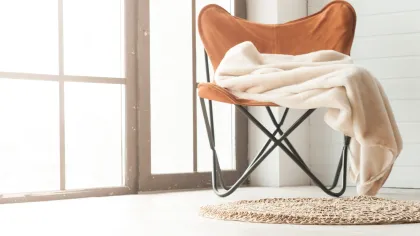 a chair in a room