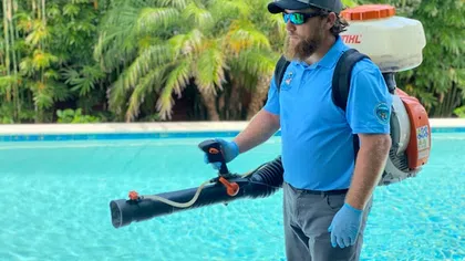 spraying for mosquitoes