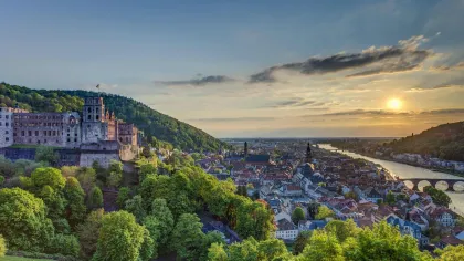 a city on a hill by the water